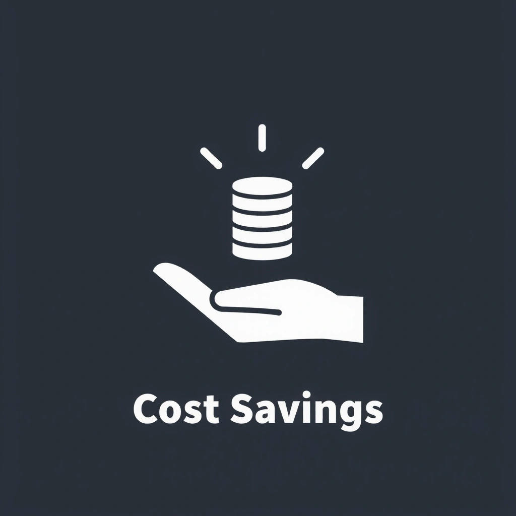 Icon representing cost savings