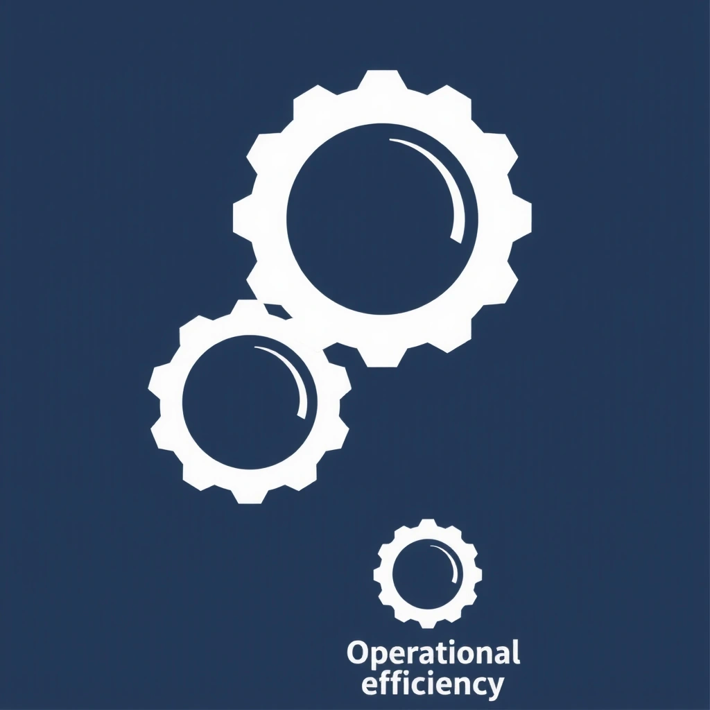 Icon representing gears working together